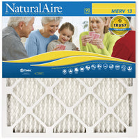 20x25x1 NaturalAire MERV 13 Filters, Case of 12