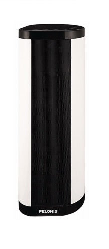 PELONIS 2 In 1 Ceramic Tower Base Heater, Electronic Control & Remote, Model HC-0760