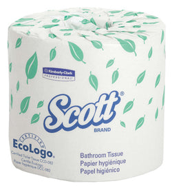 Scott 80 Pack 550 Count White Bathroom Tissue 04460-80