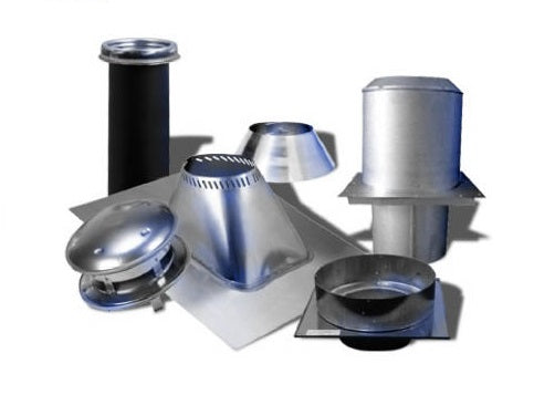Selkirk 6", 6T-FCK, Flat Ceiling Insulated Chimney Kit, 206620