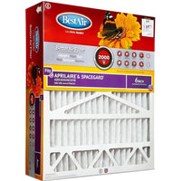 20x25x6  Space Gard Filter Filter, Case of 2