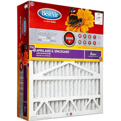 20x25x6  Space Gard Filter Filter, Case of 2