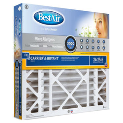24x25x5 Carrier Filter, Case of 2