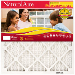 25x25x1 Naturalaire Micro Particle Pleated Filter, Case of 6